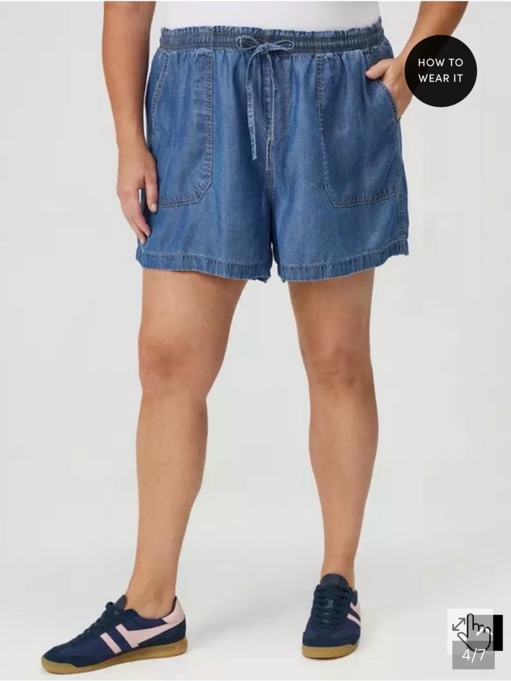 Torrid NWT Denim Drawstring Shorts